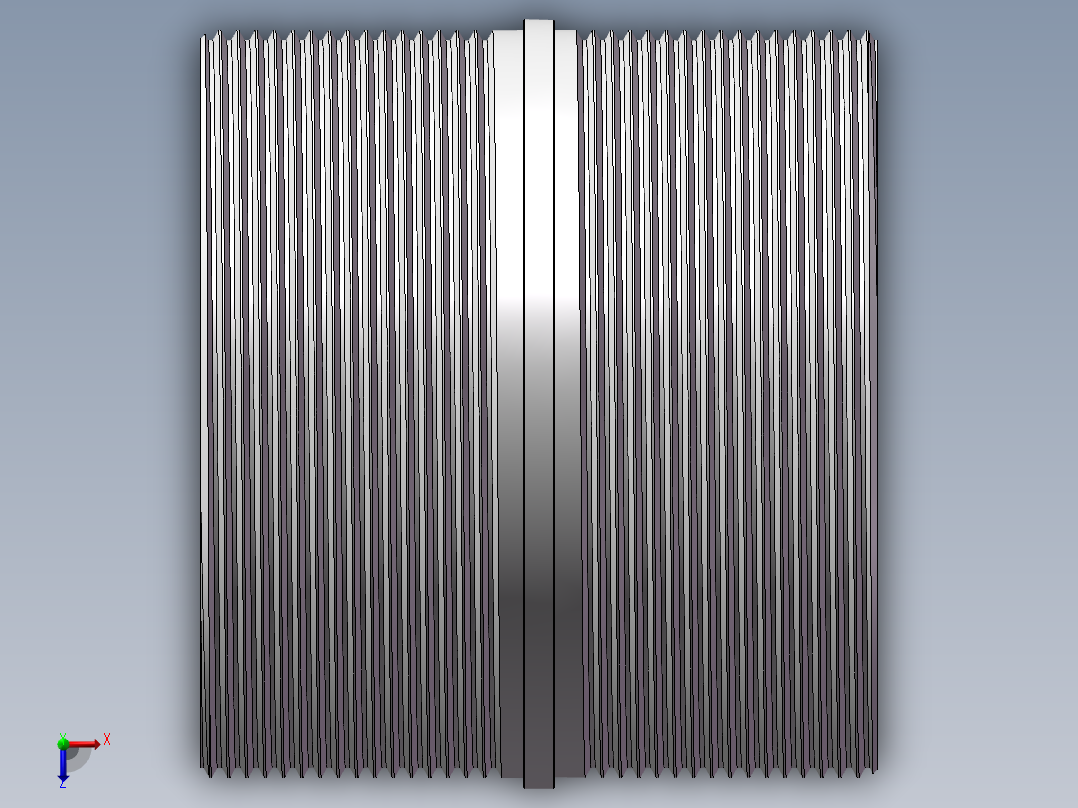 对丝-圆边等径 DN80俯视图