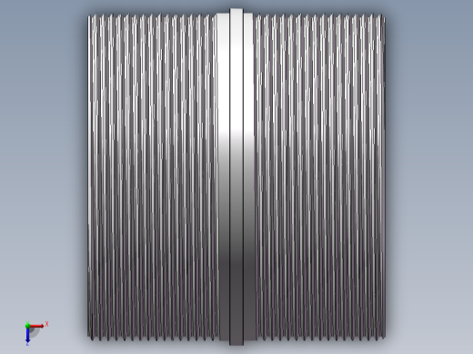 对丝-圆边等径 DN80俯视缩略图