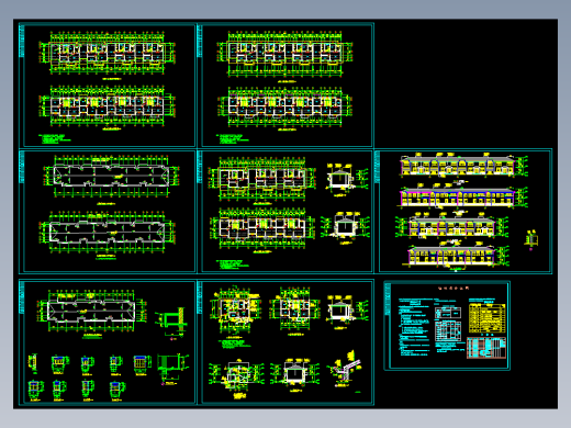 金洋花苑杜家庄新村小区住宅建筑图