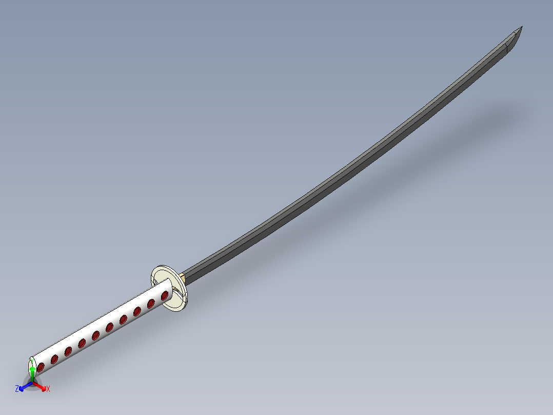 剑、宝剑(128)主视图