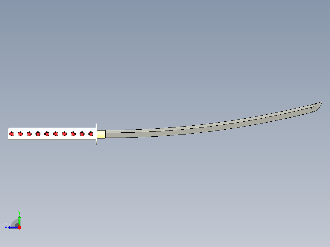 剑、宝剑(128)右视图