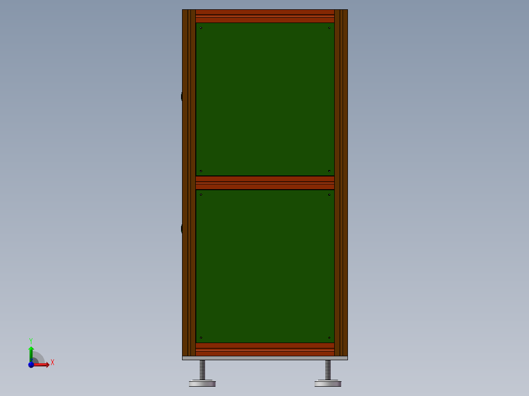 气动举升输送机sw18可编辑前视图
