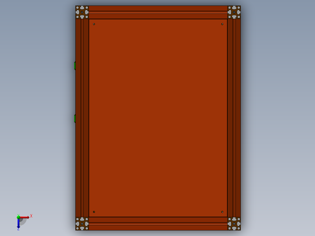 气动举升输送机sw18可编辑俯视图