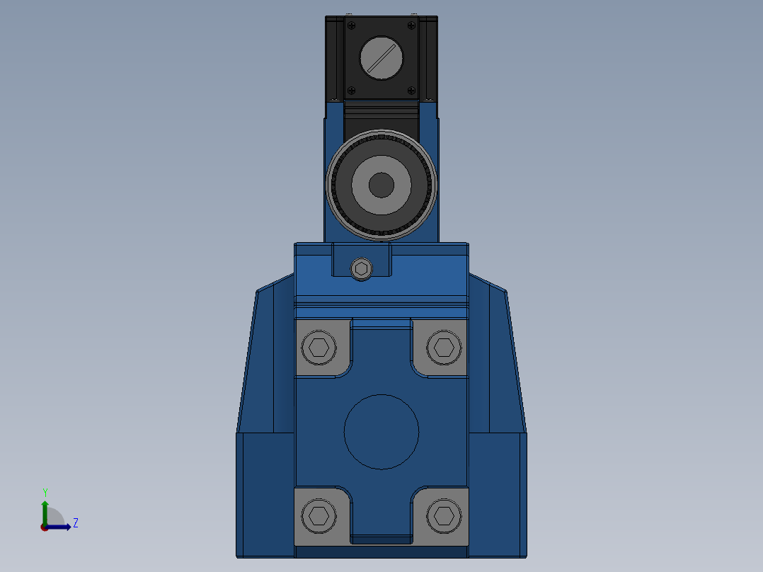 FWH-06直流线盒式电液换向阀前视图
