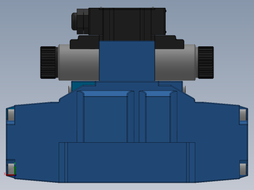 FWH-06直流线盒式电液换向阀左视缩略图