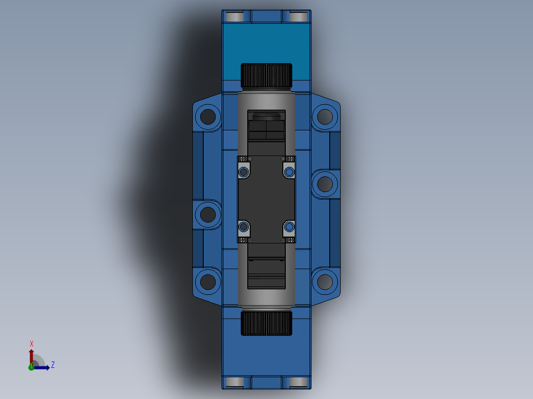 FWH-06直流线盒式电液换向阀俯视图