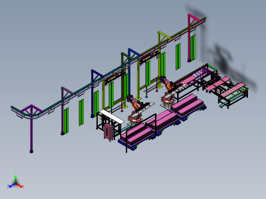 钣金件用的高效稳定型喷粉设备