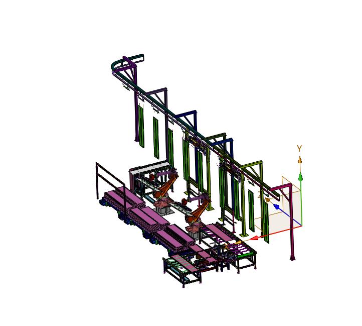 钣金件用的高效稳定型喷粉设备