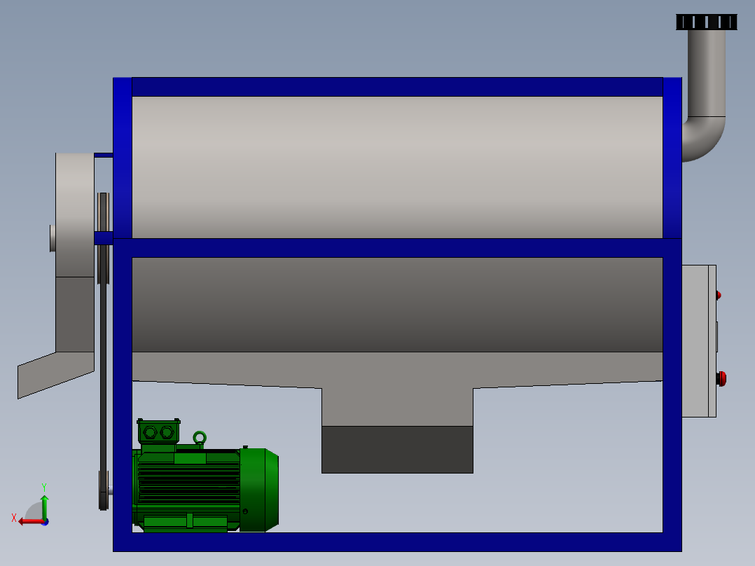 Kompos混合器后视图