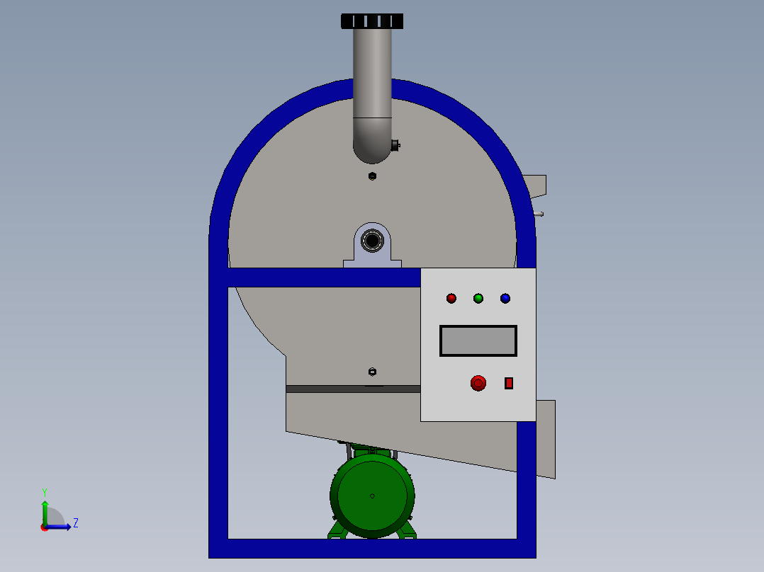 Kompos混合器左视图