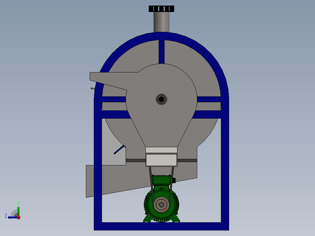 Kompos混合器右视图