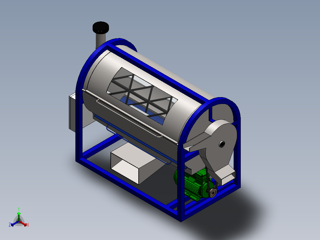 Kompos混合器正等轴测图