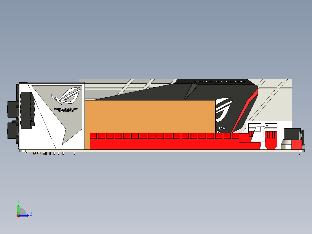 电路板、主板(38)左视图