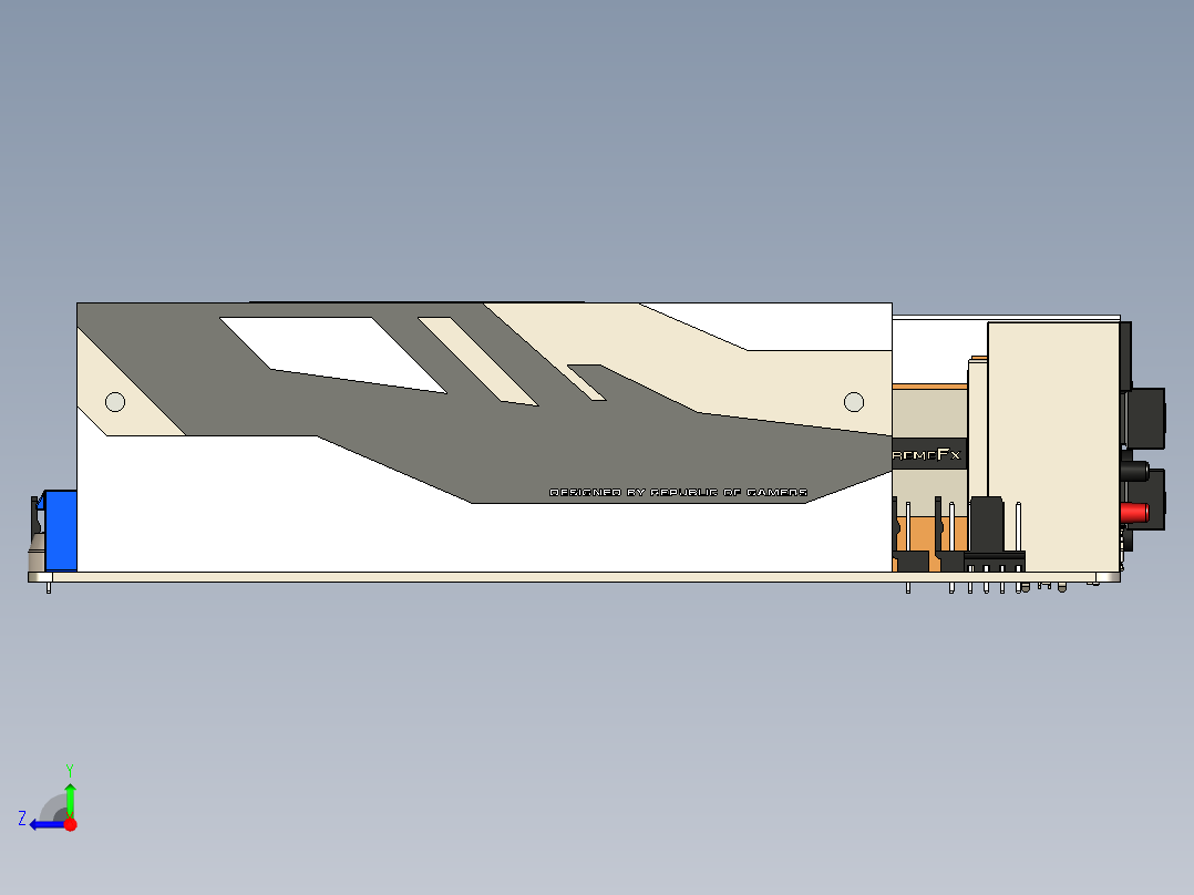 电路板、主板(38)右视图