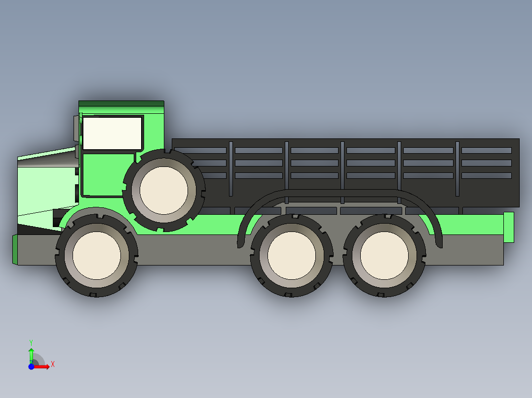 B3004001-布雷达卡车前视图