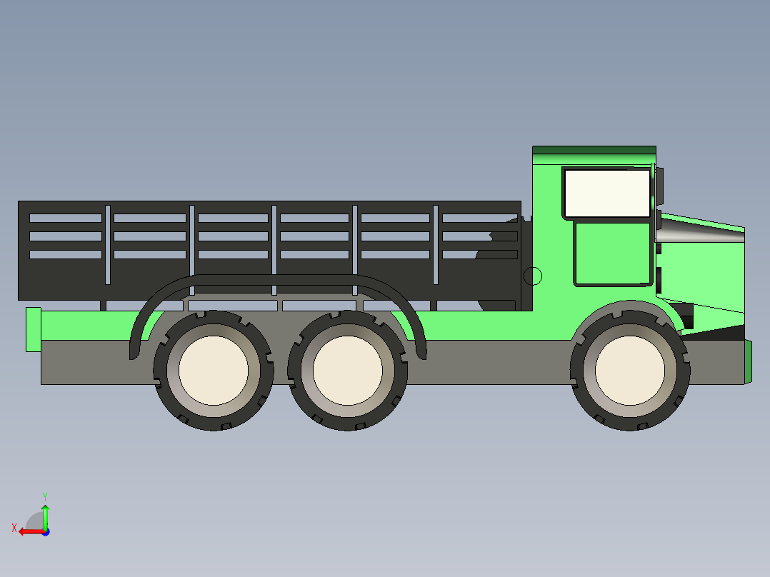 B3004001-布雷达卡车后视图