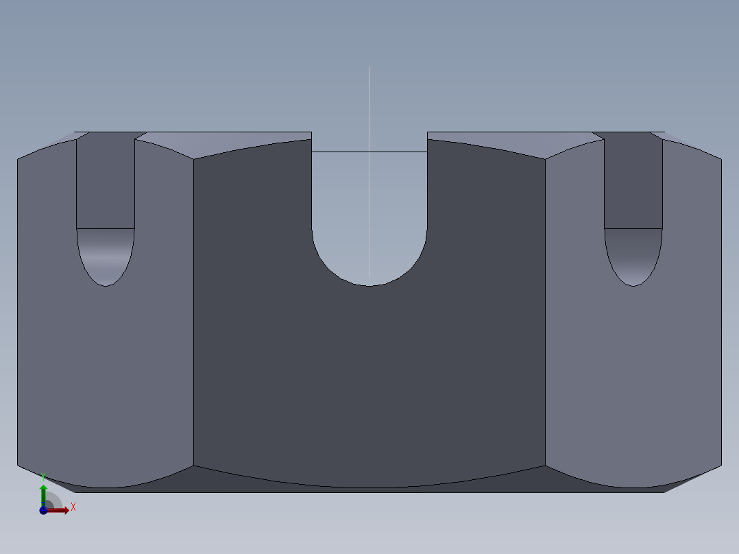 液压缸活塞前视图