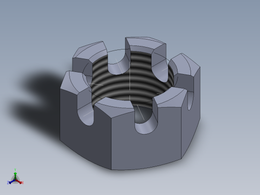 液压缸活塞正等轴测缩略图