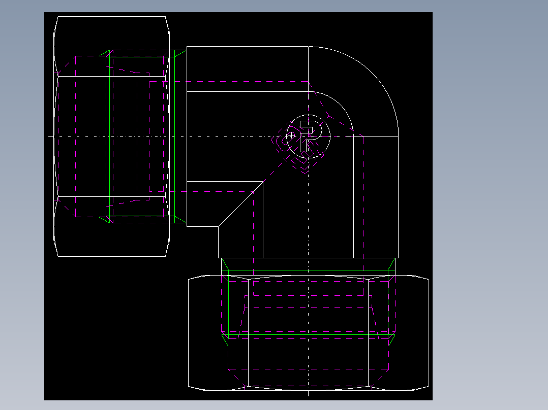 PARKER管接头EO Union elbow W22L71_back