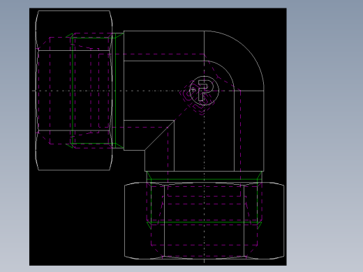PARKER管接头EO Union elbow W22L71_back