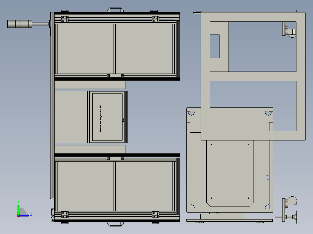 圆环检测设备总装OKddp左视图