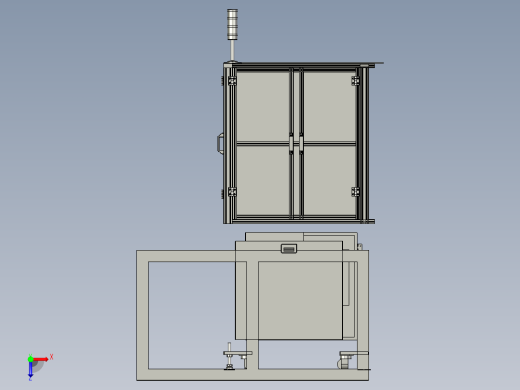圆环检测设备总装OKddp俯视缩略图