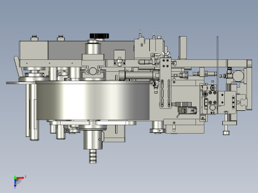JZDW-03贴胶纸机构俯视缩略图