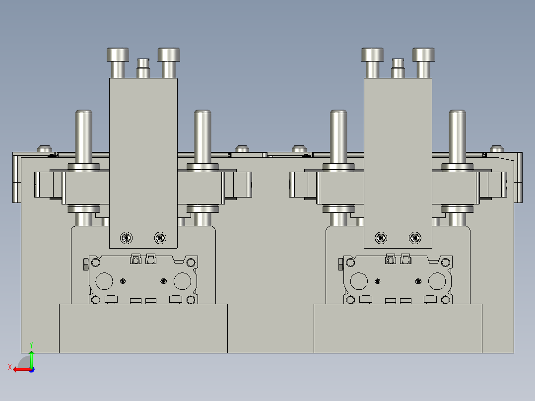 粘胶头部后视图