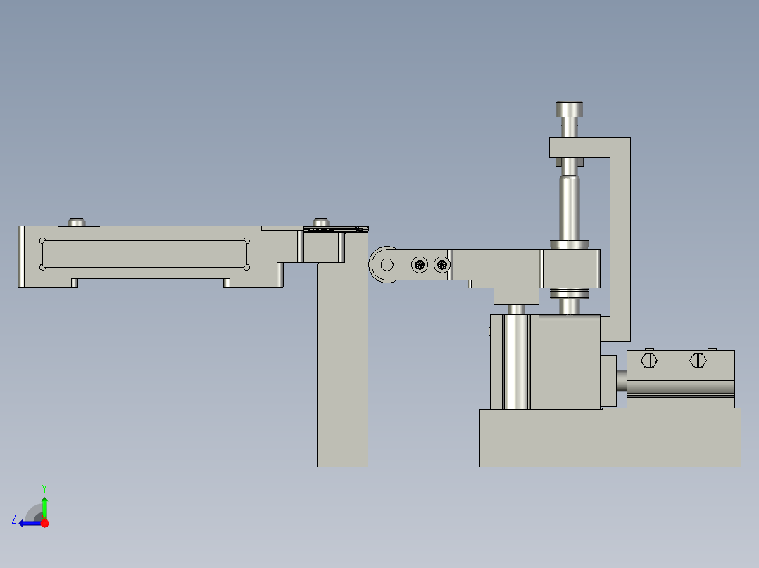 粘胶头部右视图