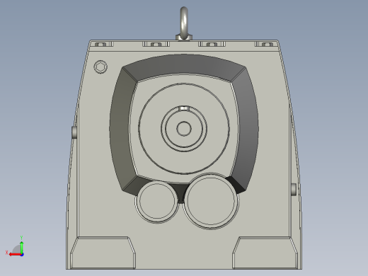 R07-R167斜齿轮减速电机后视缩略图