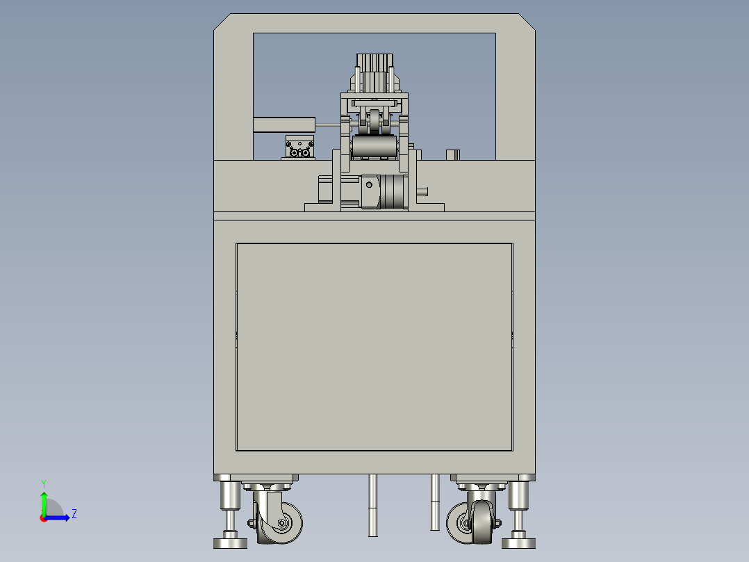 RRQD-自动束带机构组件左视图