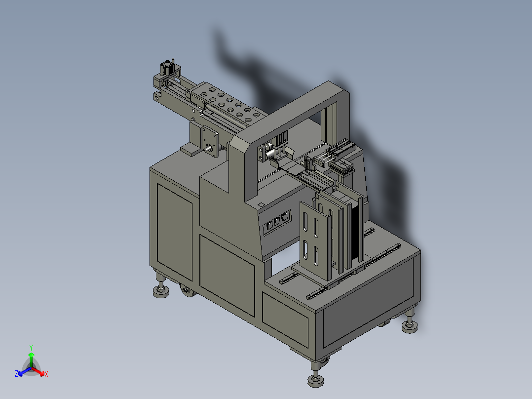 RRQD-自动束带机构组件正等轴测图
