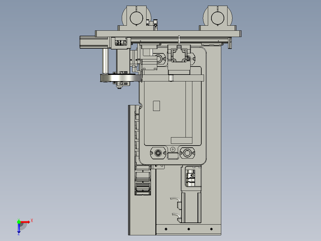 贴胶贴标总装俯视图