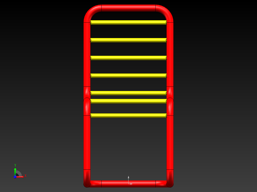 焊件钢管椅子-2015版前视图