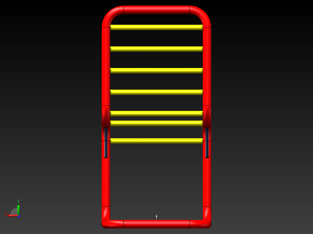 焊件钢管椅子-2015版后视图