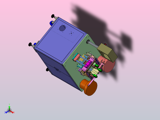 胶钉胶塞组装机设备3D图
