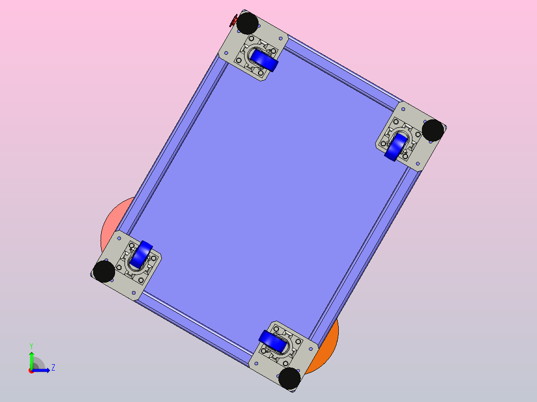 胶钉胶塞组装机设备3D图左视图