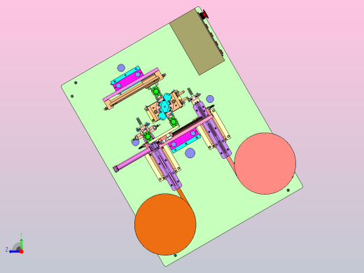 胶钉胶塞组装机设备3D图右视缩略图