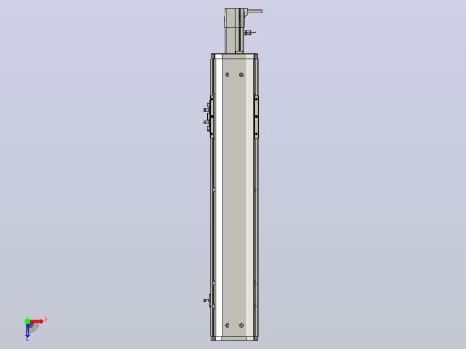 SYS12-BC-350-100W滚珠花健、支撑座、滚珠丝杠、交叉导轨、直线模组.STEP俯视缩略图