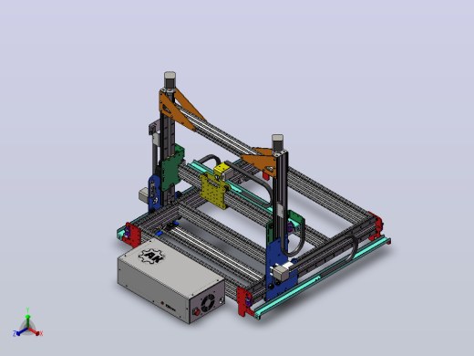 3d打印机（雕刻机）正等轴测缩略图