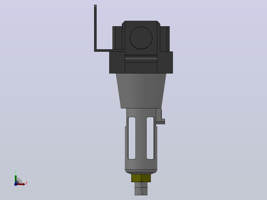 MASF5000[MASF5000-08-标准]气源过滤器前视图