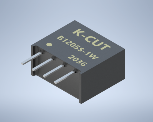 DC DC隔离电源模块B1205S-1W。功率模块转换器缩略图