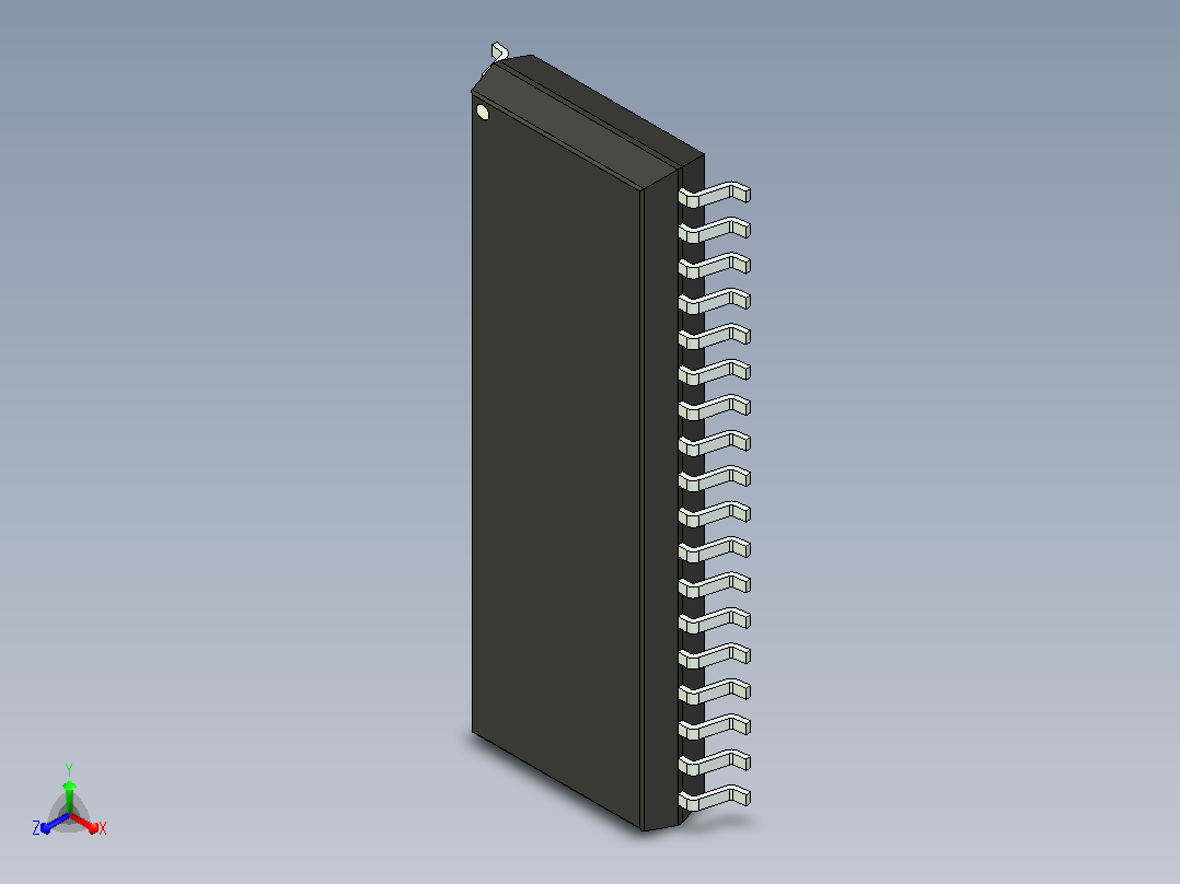 106x SOIC 封装（小外形集成电路）SOIC127P1047X264-36N主视图