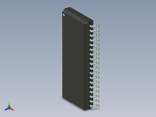 106x SOIC 封装（小外形集成电路）SOIC127P1047X264-36N主视缩略图