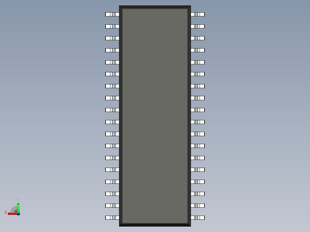 106x SOIC 封装（小外形集成电路）SOIC127P1047X264-36N后视图