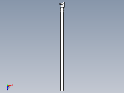 皮带直线轴半封闭可选导轨TPA-HNB-105D-90-L2150-ML-C-P20-N3俯视缩略图