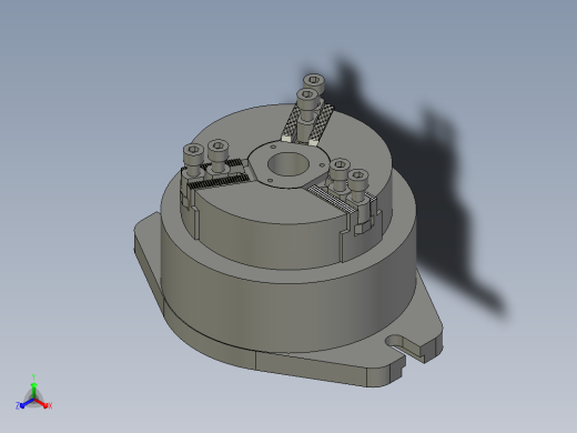 气动夹紧系统SCHUNK-0816127 ROTA TPS 125-26_K, 0622主视缩略图
