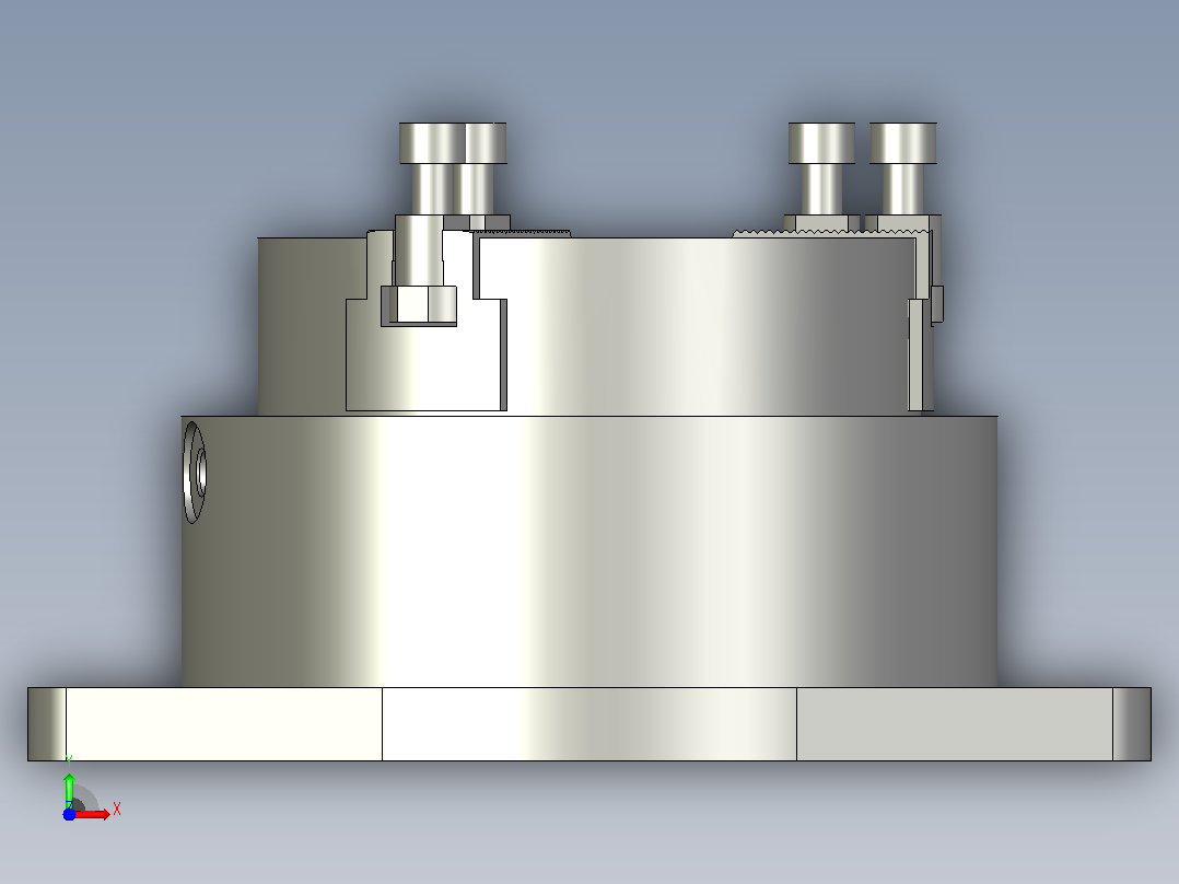 气动夹紧系统SCHUNK-0816127 ROTA TPS 125-26_K, 0622前视图