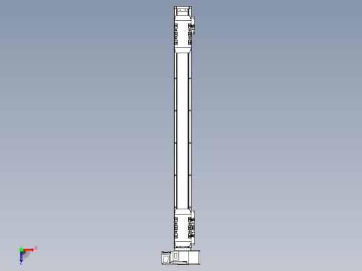 皮带直线轴双滑块型TPA-GCBS-50-P42-L225-RU-M10-N3俯视缩略图