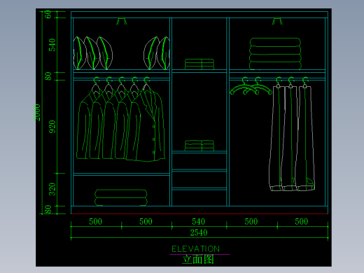 家装类CAD图块(五)-FH01096D
